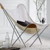 CUERO Butterfly Chair – Canvas colour NATURAL – Galvanised frame