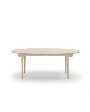 CH338 Dining Table in Oak white oil | Designed by Hans Wegner | Carl Hansen & Søn | Side