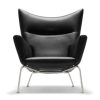 CH445 Wing Chair by Hans Wegner | Carl Hansen & Son | Thor 301 Leather