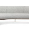 Sideways Sofa | Model RF1903-L | Walnut oil with Hallingdal 65-116 | Designed by Rikke Frost | Carl Hansen & Søn | Front